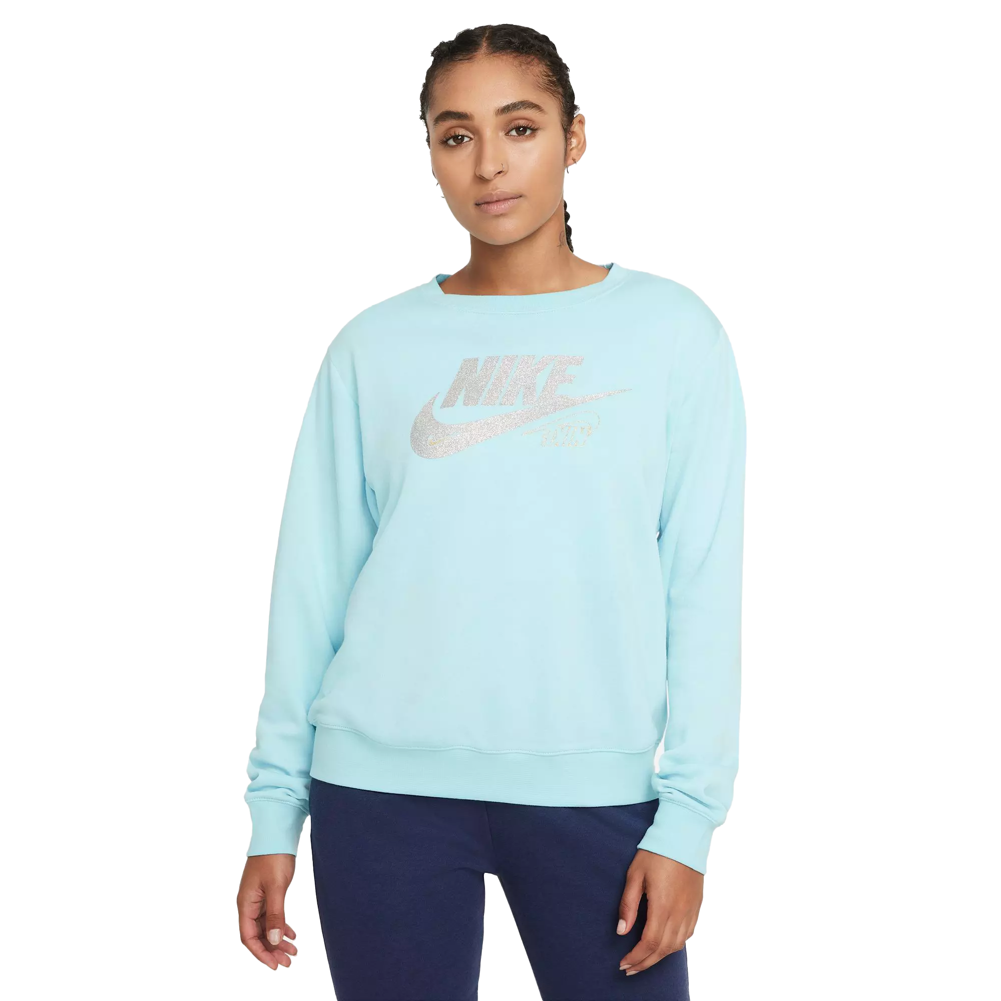 Glitter best sale nike sweatshirt